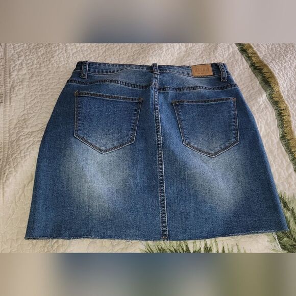 Denim Blvd Jean Skirt (small) - Picture 2 of 7